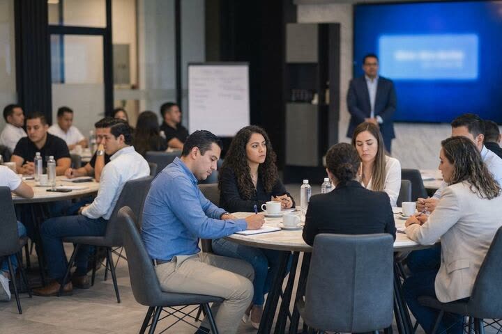Sesión de trabajo en equipo