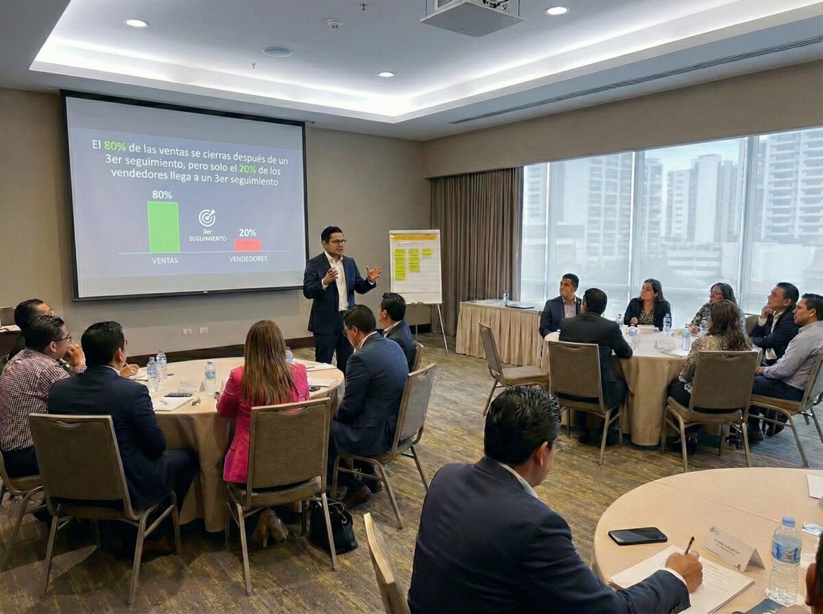 Sesión del Curso Taller de Ventas Estratégicas de lavendi.mx